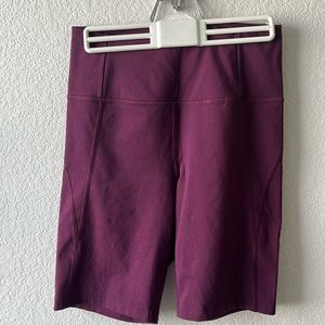 Girlfriend Collective Plum Bike Shorts